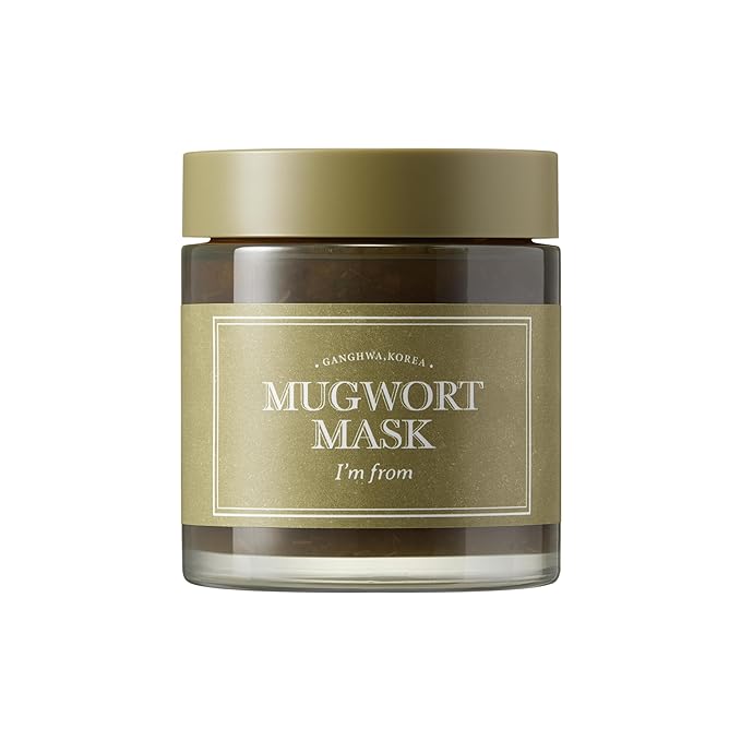[I'M FROM] Mugwort Mask 3.88 fl oz | Natural Herb, Tea tree, Wash-off, Cooling and fast Soothing Breakouts, for Sensitive skin