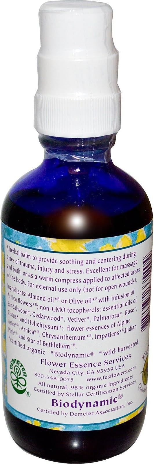 Flower Essence Biodynamic Arnica Allay Pump Top - 4 fl oz
