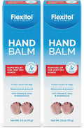 Flexitol Hand Balm Two Pack, Intensive Relief Cream for Dry, Cracked Hands, Non-Greasy Hydration, 2 oz Tube