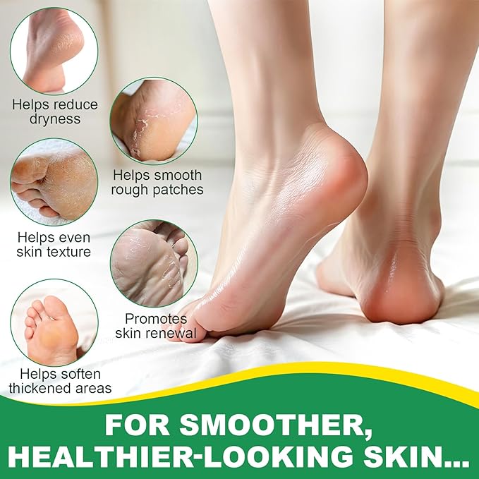 2 Pcs 60% Urea Cream Stick Plus 2% Salicylic Acid, Urea Foot Cream with Aloe Vera for Rough, Dry Feet, Calluses and Cracked Heels, Foot Moisturizing Balm