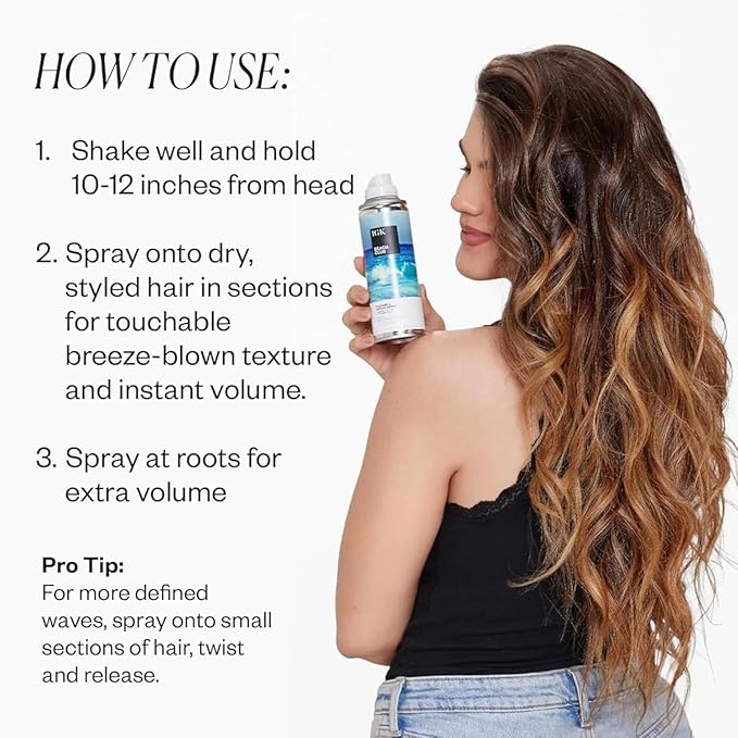 IGK BEACH CLUB Touchable Texture Spray | Hold + Volume + Lightweight | Vegan + Cruelty Free | 5.0 oz (Pack of 2)