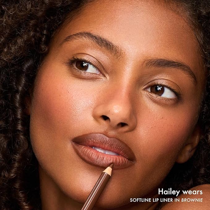 Summer Fridays SoftLine Lip Liner Pencil - Creamy, Long-Lasting Matte Lip Pencil for Sculpted Definition - Skin Care Infused Makeup with Hyaluronic Filling Spheres + Jojoba Oil - Brownie (1.02 g)