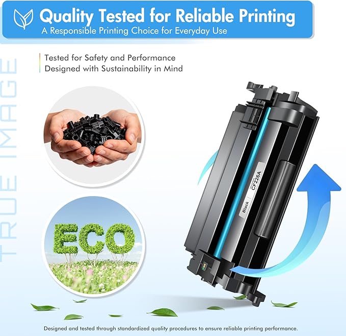26A Toner Cartridge for HP Printer CF226A M426fdw Compatible for HP 26A Black Laserjet Toner Cartridge 26X CF226X M402n MFP M426fdw M402dn M402 M402dw M402dne M426fdn M426 M426dw Printer Ink 2 Pack