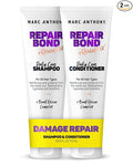 Marc Anthony Repairing Shampoo & Conditioner Set - Rescuplex Bond Repair, Strengthens Hair, Eliminates Frizz & Flyaways, Revives Dry & Damaged Hair