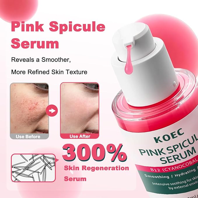 Calcium Volume Multi Balm Stick + Pink Spicule Serum + Eye Patches 60ea,Collagen Elastin Boost & Wrinkle Smoothing Eye Treatment,Skin Condition Improvement Pore Refining Serum,Gentle Skincare Routine