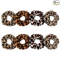 Satin Scrunchies for Women – 8PCS Leopard Silk Hair Ties – No Crease, Frizz-Free, Bold & Fashionable Hair Bands for Thick & Thin Hair, Trendy Hair Accessories Gifts