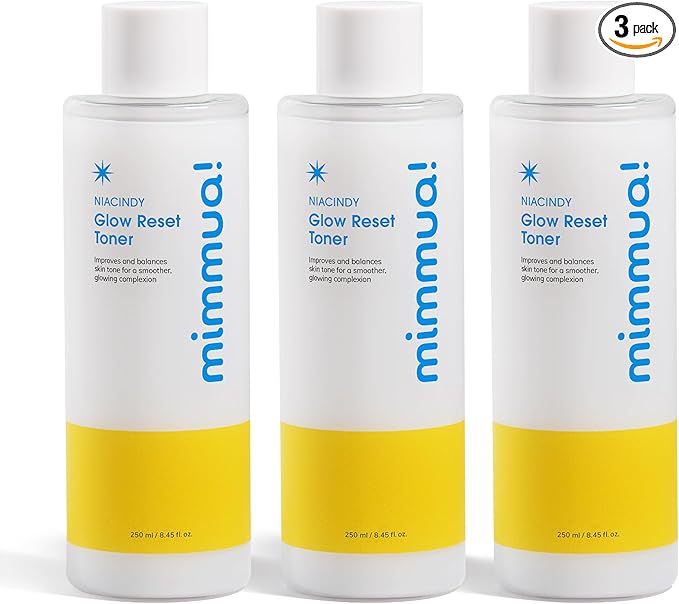 NIACINDY Glow Reset Toner | Alpha Lipoic Acid (ALA), Niacinamide 5%, Pumpkin Extract | Gentle Exfoliating Toner | Dark Spot Remover for Face | Deep Hydration | 250mL | 3pcs