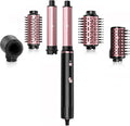 SKIMI 110,000 RPM Brushless Motor Hair Dryer Brush - 5 Multi-Styler for Fast Drying, Curling, Volumizing & Straightening | High-Speed Hot Air Brush for All Hair Types (Black & Red)