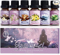 Tranquil Diffuser Oils, SNOWSEN Essential Oil Set for Diffuser, Soap & Candle Making, Aromatherapy Oils Gift Set Includes Amber, Vanilla, Cucumber & Mint, Clary Sage, Ylang Ylang, Mountain Air