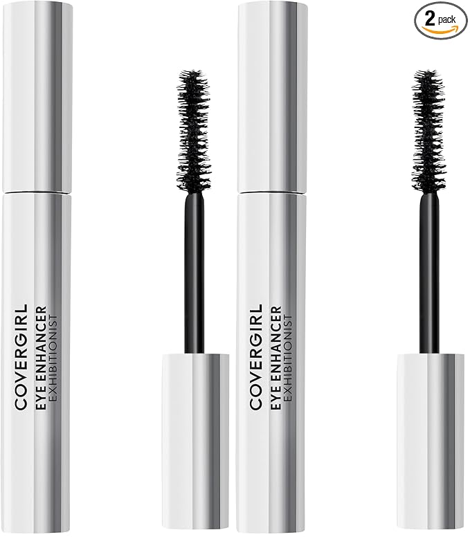 COVERGIRL - Exhibitionist Mascara, Volumizing, Easy Glide, No Smudge, 100% Cruelty-Free (Pack of 2)