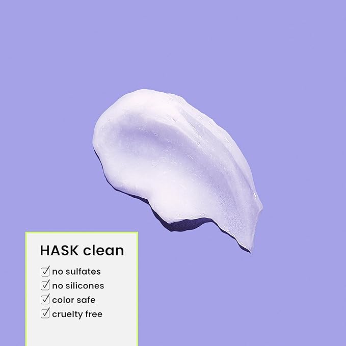 HASK Shampoo + Conditioner Set | Color Safe, Sulfate-Free, Paraben-Free, Gluten-Free, Cruelty-Free | 16oz each, 2 Pack