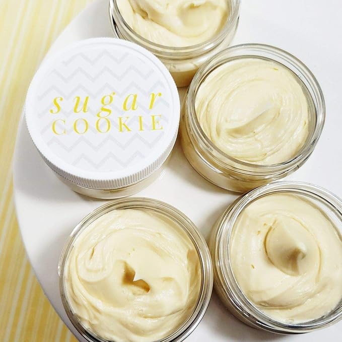 Sunbasil Soap Sugar Cookie Whipped Body Butter Lotion Stocking Christmas Stuffers Handmade Gift for Her