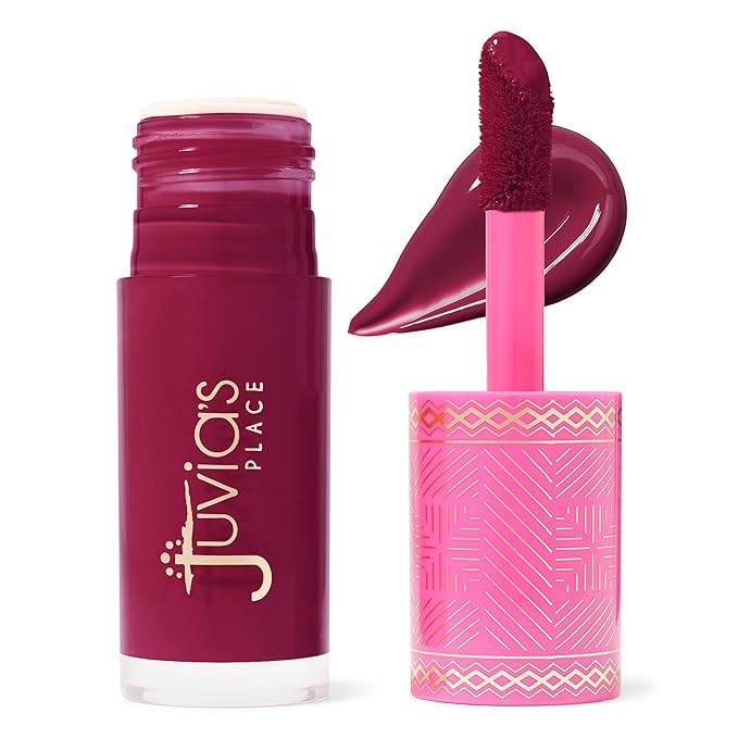 Juvia's Place Blushed Liquid Blush SweetBerries - Dewy Tint Cheeks Makeup Glow Pigment Effortless Beauty Long Lasting Cosmetics Soft Creamy Natural Buildable All Skin Color Light Flawless Finish Blend