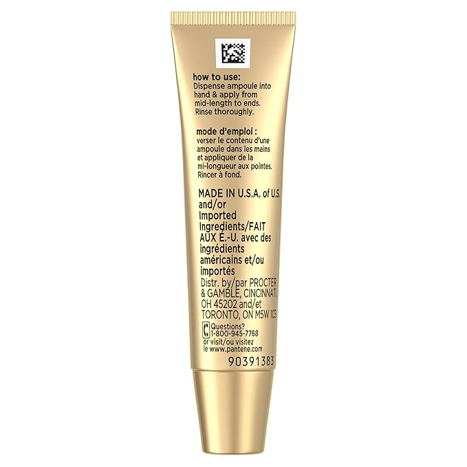 Pantene Shampoo, Daily Moisture Renewal - Pro-V Nutrients for Dry, Color-Treated, Straight to Curly Hair, 72-Hour Hydration & Softness, 27.7 Oz Each, 2-Pack + Miracle Rescue Shot (0.5 Oz)