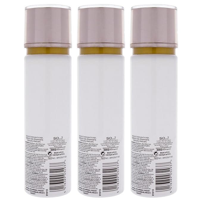 Unique Body Mist - White Blossom by So…? for Women - 5.1 oz Body Mist - Pack of 3
