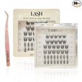 All You Need Self Adhesive Glue Free lash clusters Easy Removal Lash Kit three styles in one set with 38 clusters travel pack on the go kit