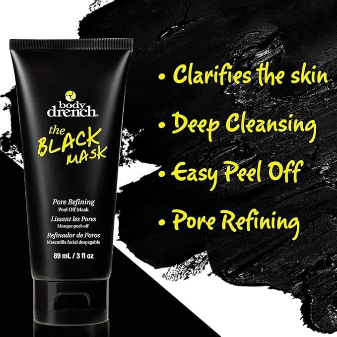 Body Drench The Black Peel-Off Mask, 3 oz