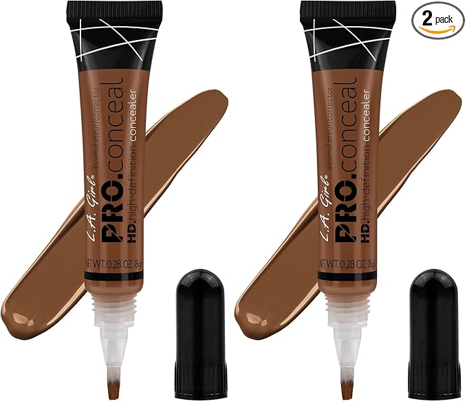 L.A. Girl HD Pro.Conceal, Beautiful Bronze GC987 (Pack of 2)