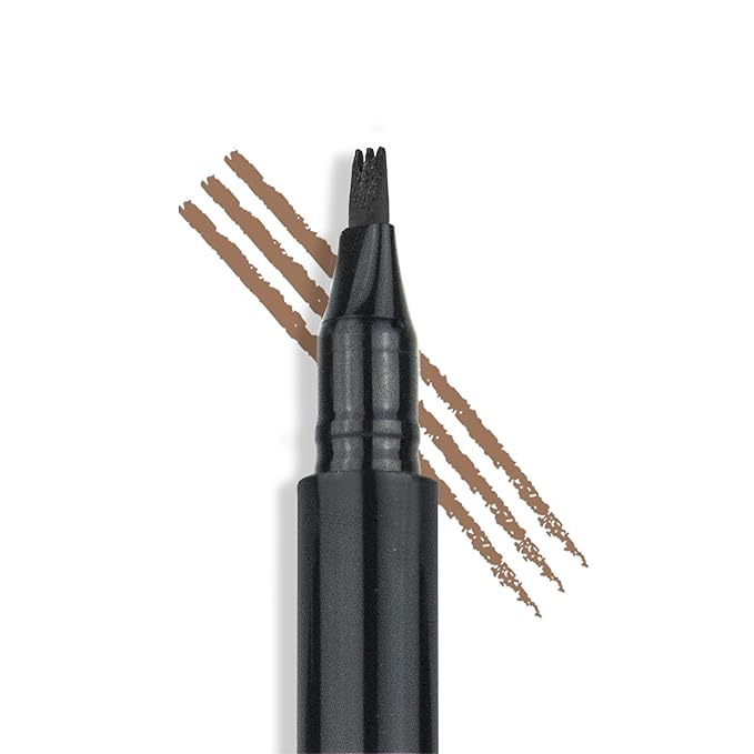 Billion Dollar Beauty Microblade Effect Brow Pen - Waterproof Eyebrow Pen with Multi-Prong Tip for Hair-Like Strokes - Smudge-Proof Long-Lasting Microblading Alternative - Vegan