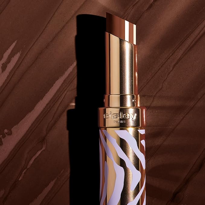 Sisley Paris Phyto-Rouge Shine, 14 Sheer Acajou - Hydrating Shine Lipstick - Plumps & Smooths Lips - Sheer Color, Rich Texture, Intense Shiny Finish