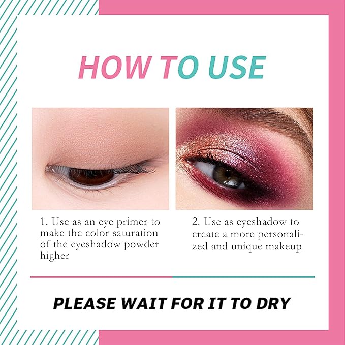 LOKFAR 3 Pack Matte Eyeshadow Primer for Oily Lids No Crease Violet Green Pink Color Eye Makeup Eye Primer Base Waterproof & Smudge-proof & Long Lasting Cream Liquid Eye-shadow for All Shadows (Set D)