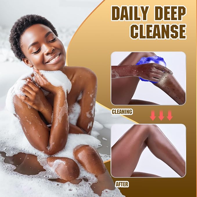 2 Pieces African Net Sponge Authentic Shower loofah exfoliating Body Scrubber Face Washcloth for Cleansing & Gentle Daily Exfoliation Travel wash Cloth Easy to Reach Your Back