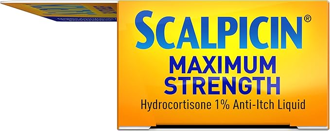 Scalpicin Max Strength Scalp Itch Treatment | 1.5 oz | Pack of 2