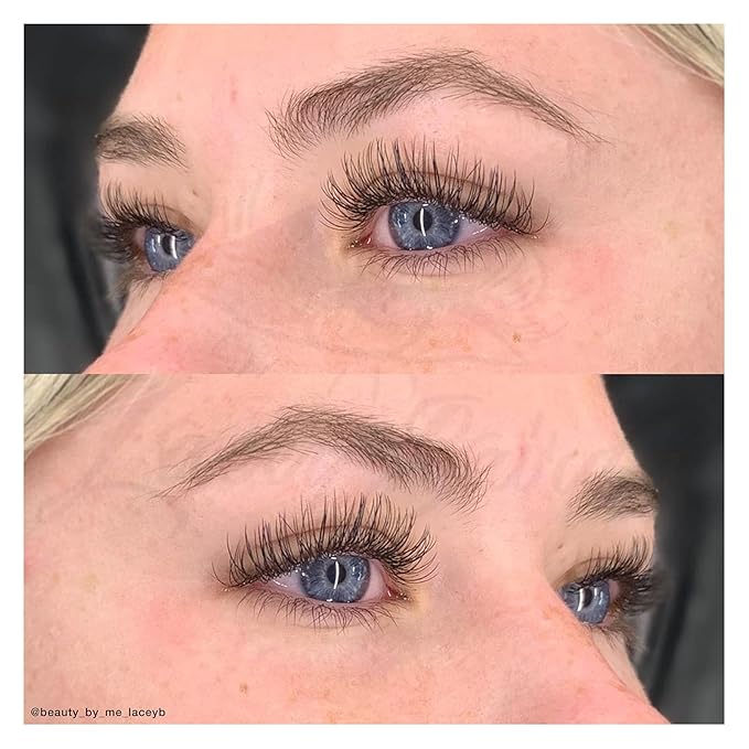 LASHVIEW Eyelash Extension - Ellipse Flat Eyelash Extensions, Individual Lashes, 0.15mm C Curl 11mm, Semi-Permanent, Extremely Light & Soft, Professional Salon Use