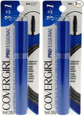 COVERGIRL Professional Mascara Regular Brush Very Black 200, (Packaging may vary) 0.3 Fl Oz (Pack of 2)