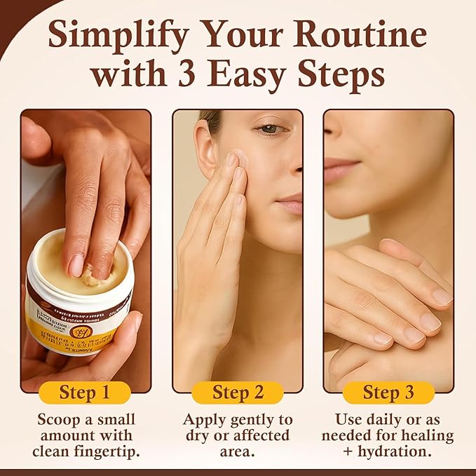 Sweet Bee Magic Organic Honey Bee Balm for Face, Skin & Body - All in One Honey Balm - Beeswax Body Moisturizer - All Natural Aid - 1 jar (2oz)