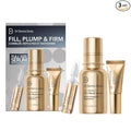 Dr. Dennis Gross Fill, Plump & Firm Kit – DermInfusions™ Hyaluronic Acid Serum, Eye Cream & Lip Treatment | Boost Hydration, Smooth Fine Lines & Enhance Volume | $125 Value Limited Edition Gift Set