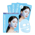 tenzero Watery Hyaluronic Acid PDRN Mask Pack (3 Sheets x 30g), Overnight Hydrogel Mask, Deep Hydrating, Elasticity Enhancing, Soothing For Sensitive Skin with Centella PDRN, Hyaluronic Acid