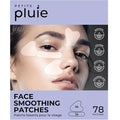 PETITE PLUIE Face Smoothing Wrinkle Patches (78 Count) | Overnight K-Beauty Anti Aging Skincare with Bakuchiol, Collagen & Peptides | For Frown Lines, Crow's Feet & Smile Lines | Made in Korea