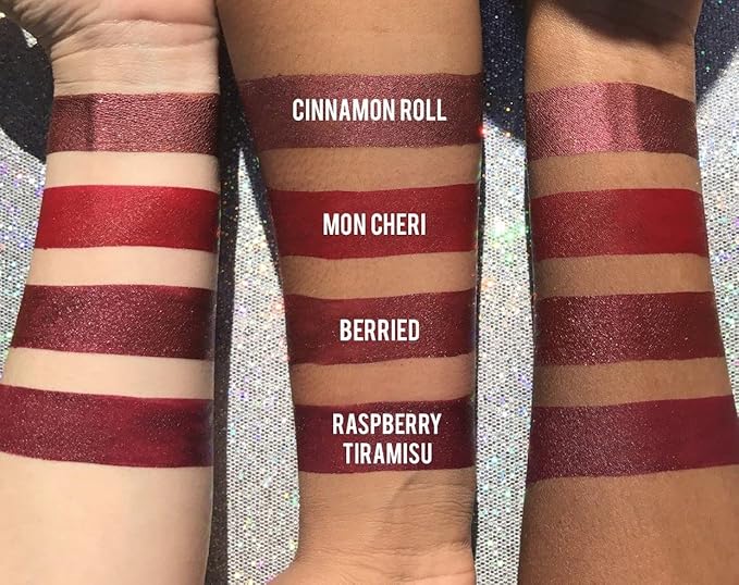 Beauty Bakerie Lip Whip Liquid Lipstick for Women, Waterproof Lip Gloss, Tint, Stain Long Lasting Hydrating Moisturizer, Matte or Metallic, 3.5mL, Cinnamon Roll
