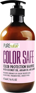 Color Safe Shampoo - Sulfate Free for Color Treated Hair - Moisturizing and Nourishing Care - Paraben Free, Color Protecting Formula - Professional Salon Grade Quality for Men and Women - 16 Fl Oz