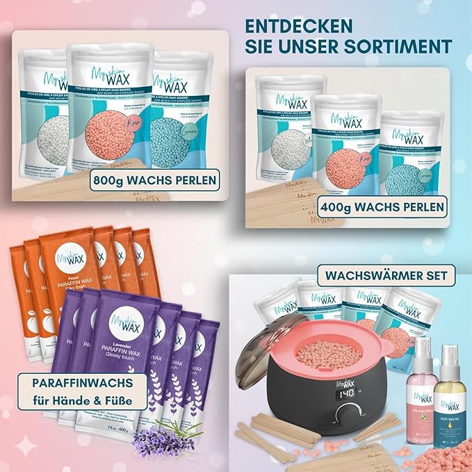 Paraffin Wax Refills Maxi Pack for Hands and Feet Bath – 6 Large 14 oz Blocks (5.25 lb) Peach Scent, Moisturizing Non-Greasy Wax for Arthritis Relief, Pedicure, Home Spa