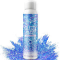 Hair Glitter Body Glitter Spray, 150ML Glitter Hairspray Holographic Blue Glitter Spray for Hair and Body, Hair Glitter for Kids Women, Body Shimmer Festival Makeup 4.2 Fl Oz