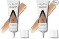 Almay Hydrating Liquid Foundation Tint, Lightweight with Light Coverage, Naturally Dewy Finish, Hypoallergenic, Dermatologist TestedFragrance Free, 140 Tan, 0.94 fl oz. (Pack of 2)