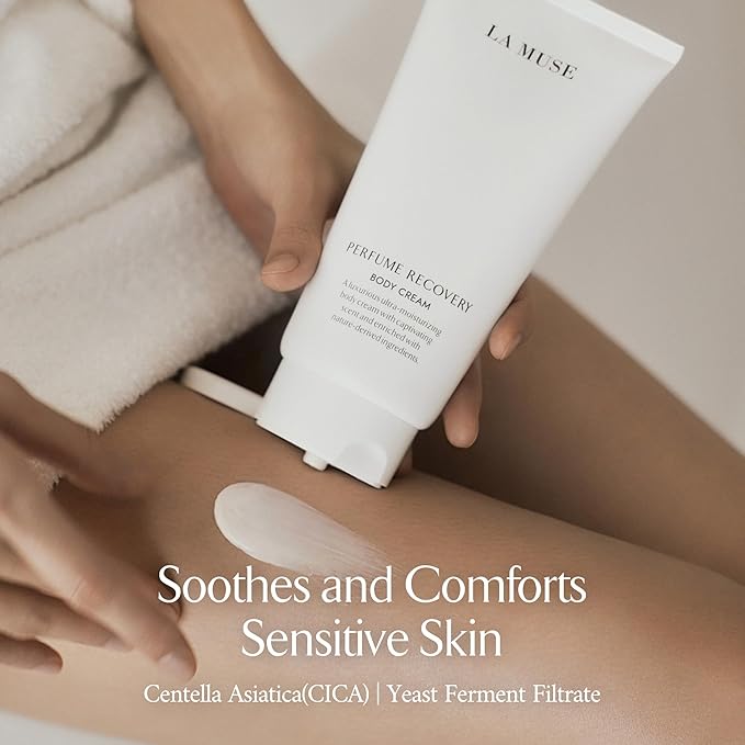 LA MUSE Perfume Body Lotion for Women(Floral Musk) | Body Cream for Women, Dry Skin with Shea Butter | Peptide Body Cream | Softens & Comforts Sensitive Skin with non-Sticky finish | Korean Skin Care