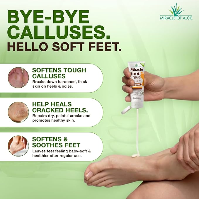Miracle Hand Repair 8 oz & Miracle Foot Repair 1 oz tube