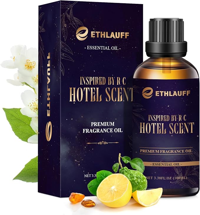 Hotel Diffuser Oil, Fragrance Oil, Inspired by Ritz-C. 3.38 Fl Oz | 100 mL, Essential Oil for Waterless Diffuser
