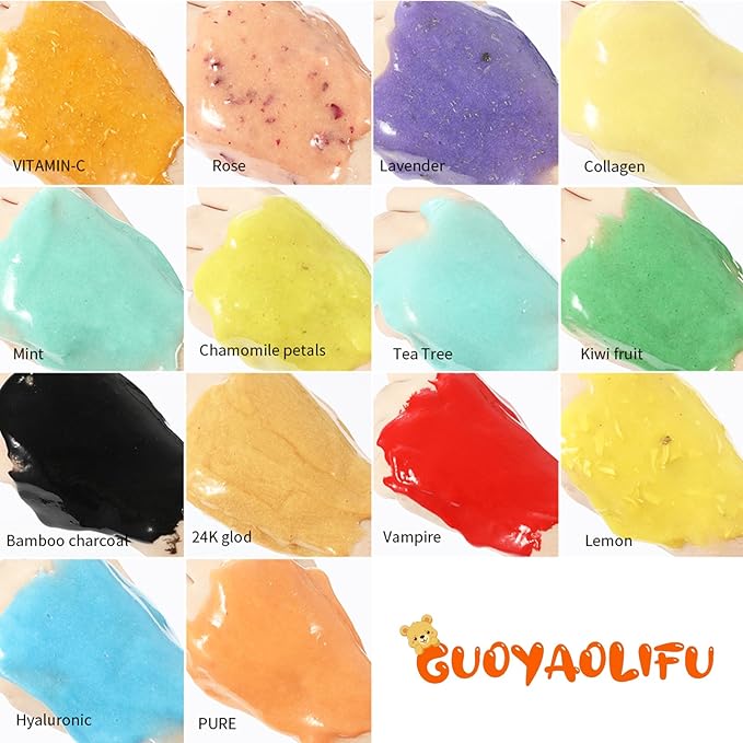 Jelly Masks for Facials Professional,Jelly Face Mask Skincare Hydrating,Jelly Masks Powder for Face Moisturizing,Smoothing,Deep Cleaning,Oil Contral,for All the Skin 23 Fl Oz(Bamboo Charcoal)