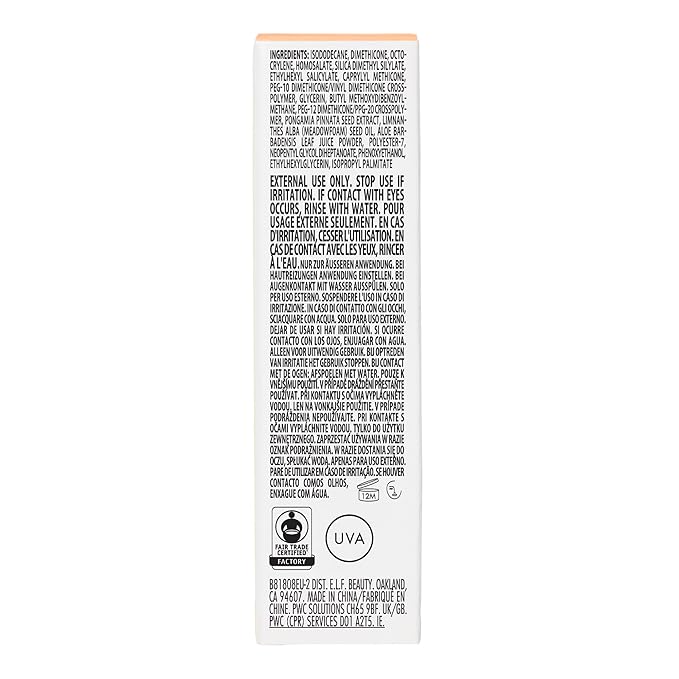 e.l.f. SKIN Suntouchable Invisible SPF 35 Sunscreen Mini, Lightweight Gel for Under Makeup, Daily Face Sunscreen for Women, Vegan & Cruelty-Free