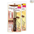 HEROINE MAKE by KISSME Brown Mascara Waterproof, Waterproof Mascara Volume and Length by Tubing Fiber for Long & Curl Eye Makeup for Women, Natural Lash Look for Sensitive Skin from Japan 2 EA