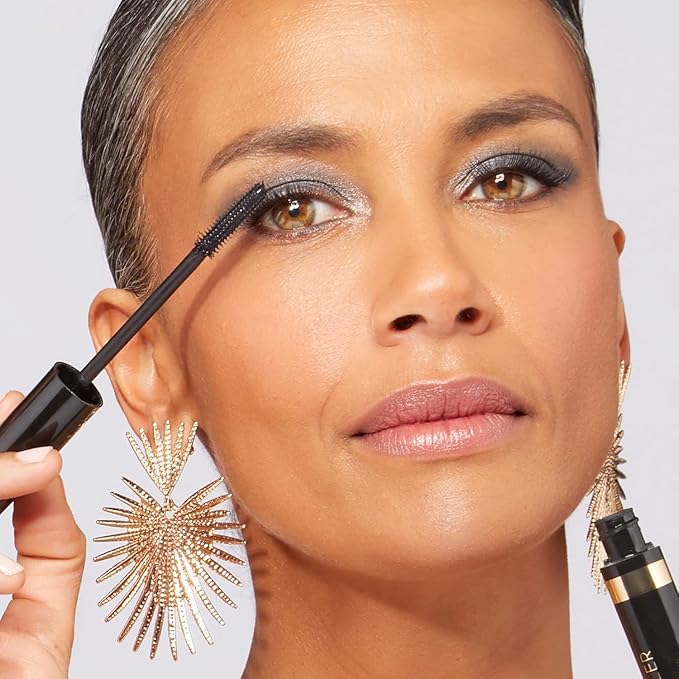 LAURA GELLER NEW YORK Kajal Longwear Mascara – Black – Volumizing, Lengthening, & Defining Mascara - Smudge‑Proof & Flake‑Proof Wear, Buildable Formula