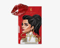 SG STAY GOLDEN COSMETICS Her Glitter Lip Kit, Cherry Red, Silver Sparkles