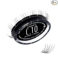 Lashify Curl 10mm Gossamer DIY Eyelash Extensions Refill, Black, Easy False Eyelashes for a Natural Look