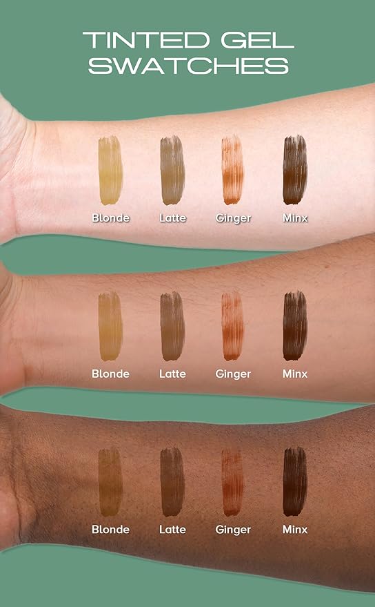 Ginger Tinted Eyebrow Gel - The Best Brow Gel for Redheads with Added Micro-fibers for Full, Thick Brows - Long-wear, Transfer-proof Formula for Natural Brows - Made in the USA (Auburn)