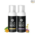 Skin Elements Men's Intimate Wash Combo | Pack of 2 | Jabon Intimo Hombre | Tea Tree Oil + Passion Fruit | pH Balanced Foaming Wash | Soothes, Refreshes & controls Bad Odor | (240 ml)