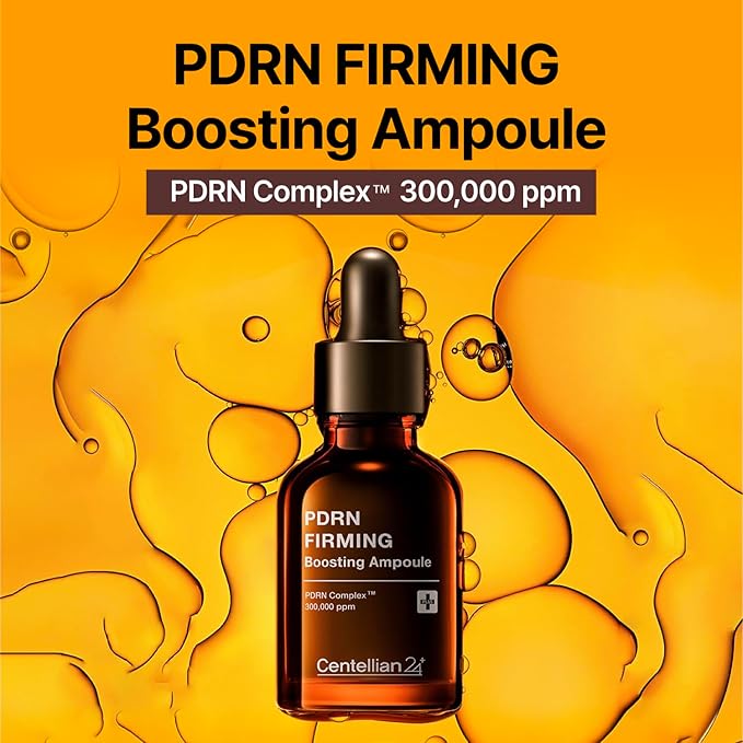 CENTELLIAN 24 PDRN Firming Boosting Ampoule (1.01 fl oz) - Improved Skin Elasticity by Dongkook Pharmaceutical. PDRN 300,000 ppm, Hydrolyzed Collagen & Elastin